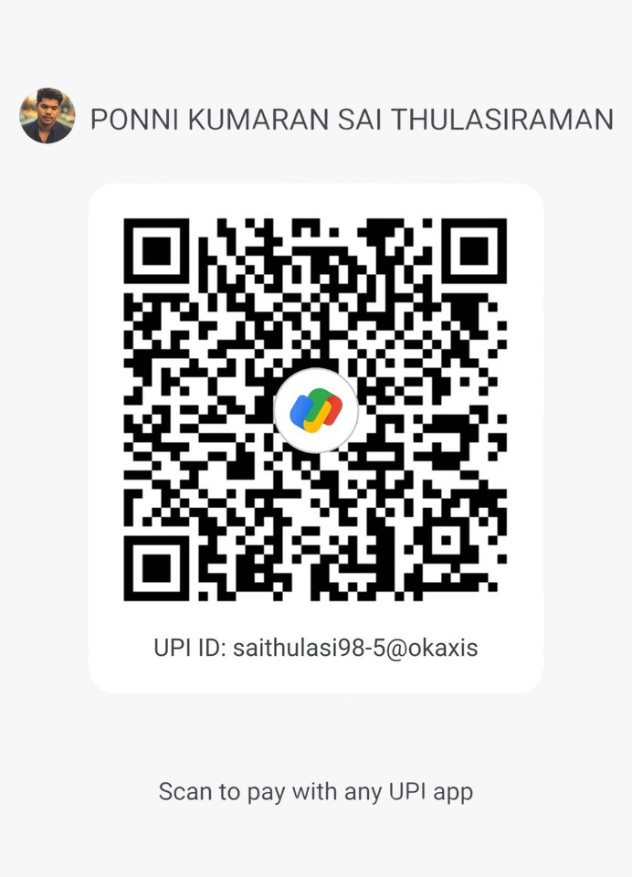 UPI Checkout QR Code